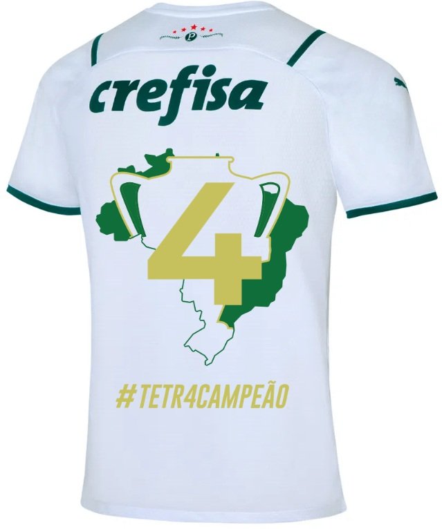Camisa II Palmeiras 2021 2022 Puma oficial Tetracampeão Copa do Brasil 